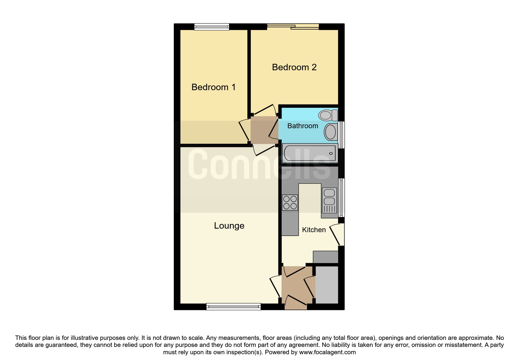 152, Bruford Road, Wolverhampton floorplan