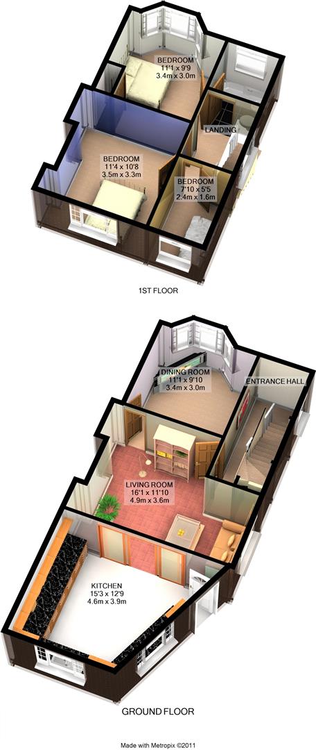 12, Crotch Crescent, Oxford floorplan