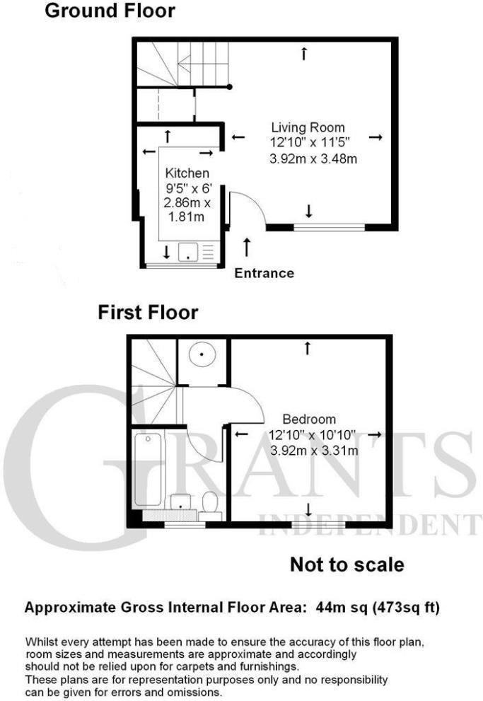 70, Rowhurst Avenue, Addlestone floorplan