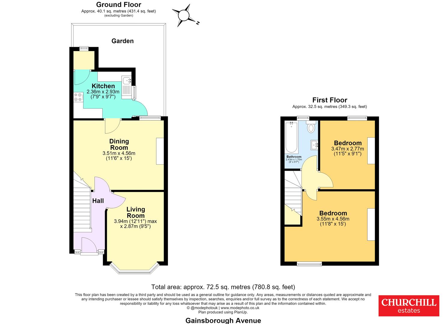 179, Gainsborough Avenue, Manor Park floorplan