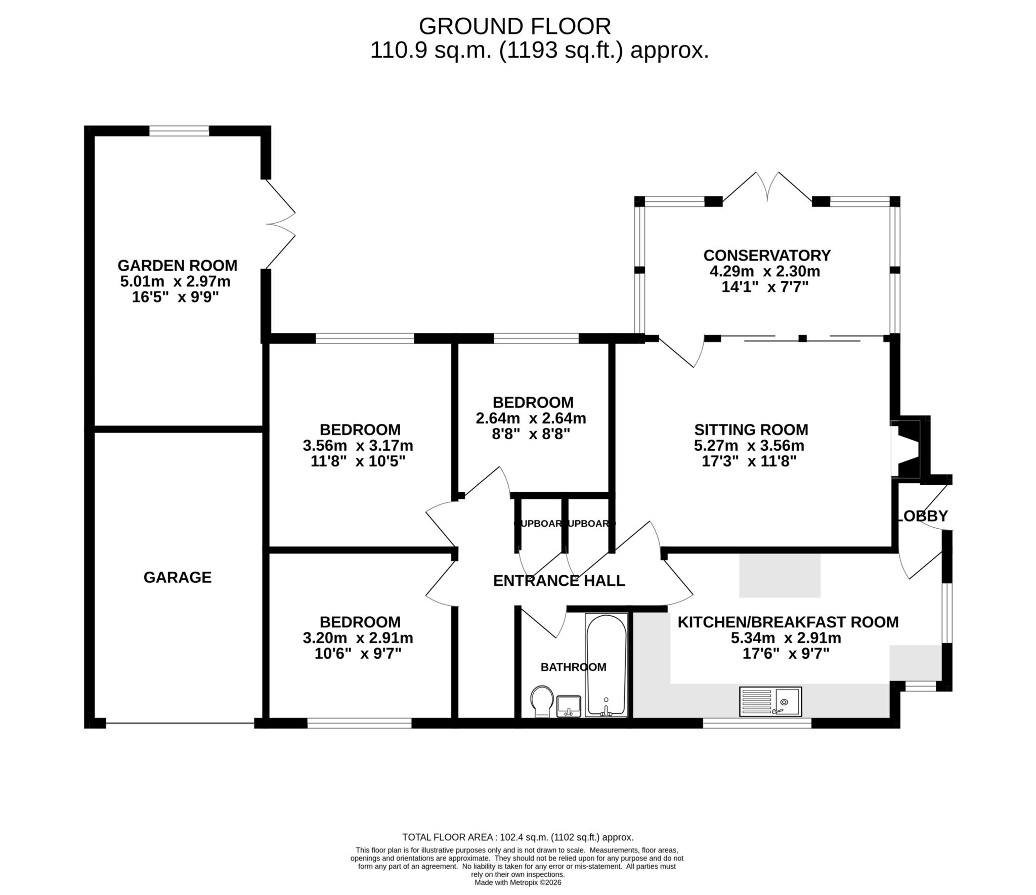 13, Hart Lane, Holt floorplan