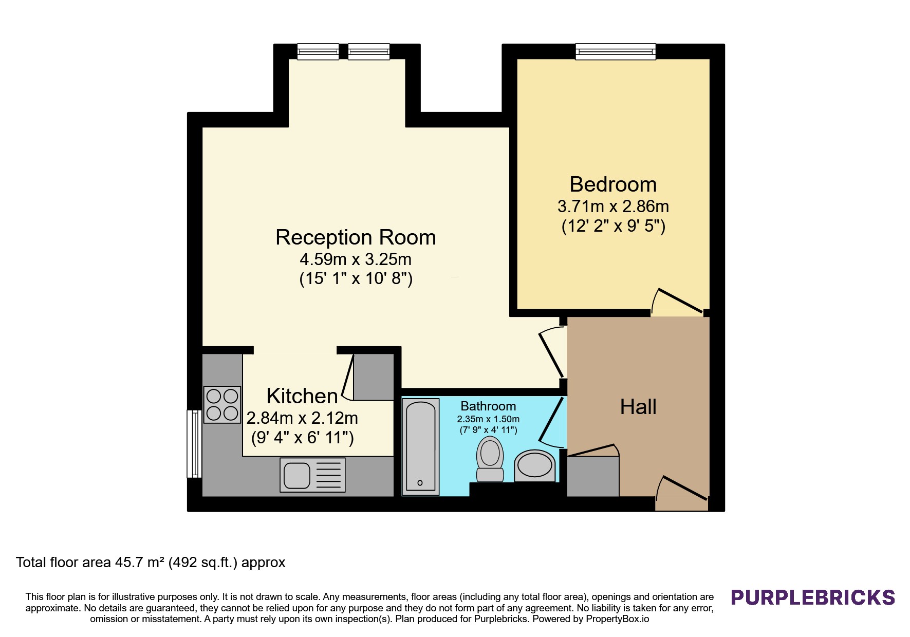 Flat 10/Alnwick Court, Grange Crescent, Dartford floorplan