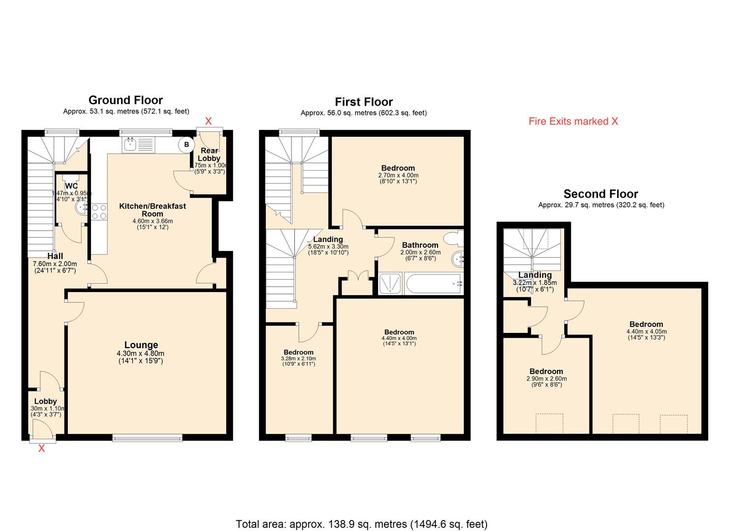Chester Street, Newcastle Upon Tyne floorplan