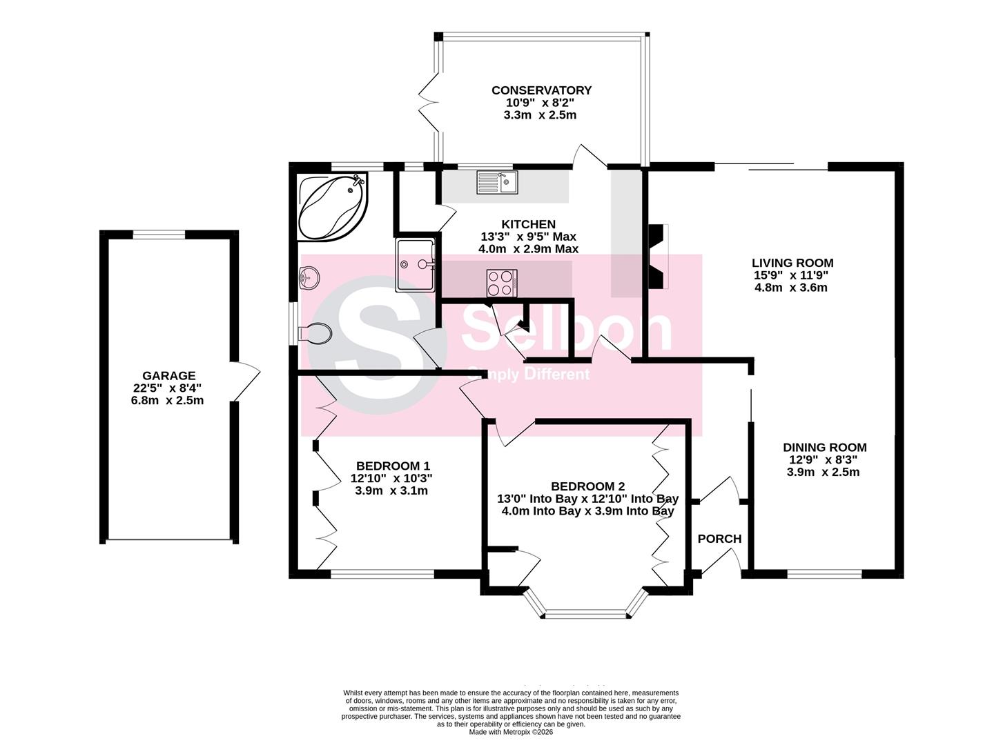 53, Basingbourne Road, Fleet floorplan