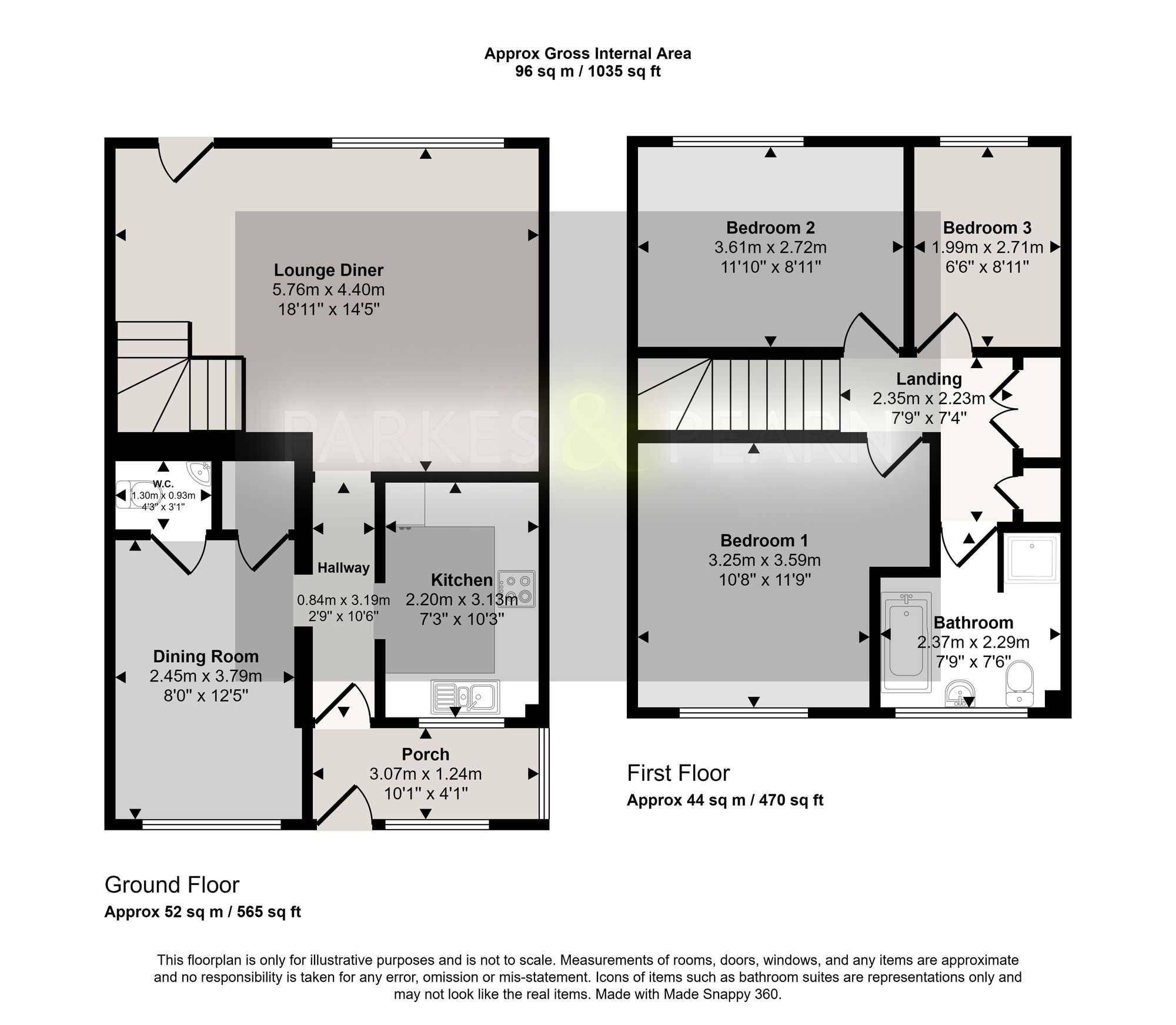 8 Middle Park Higher Road, Liskeard floorplan
