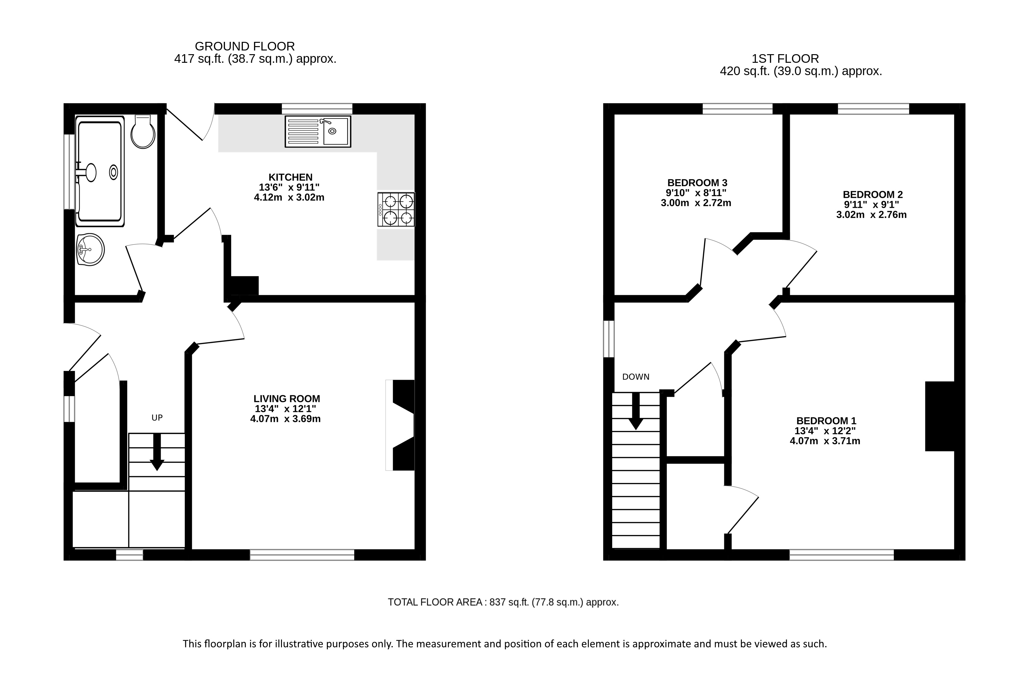 4, Southern Way, Dunstable floorplan