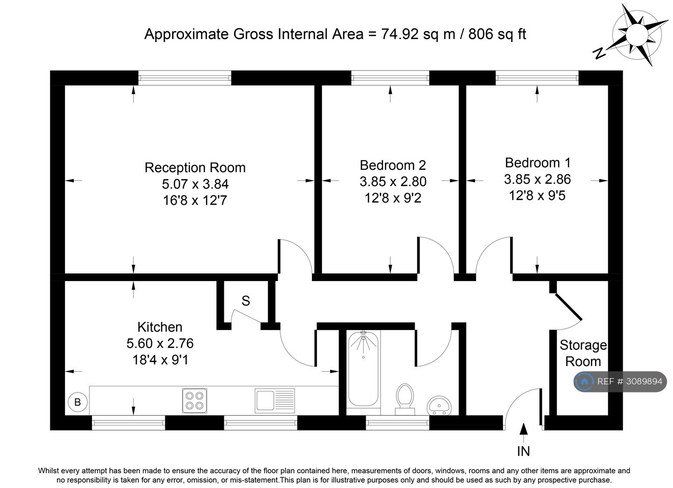Old Swan, Liverpool floorplan