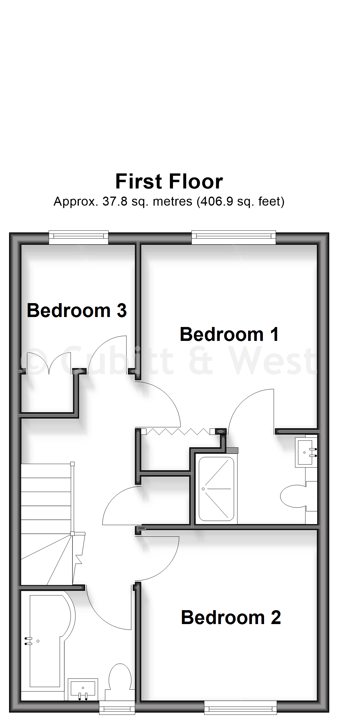 14, Goldcrest Close, Waterlooville floorplan