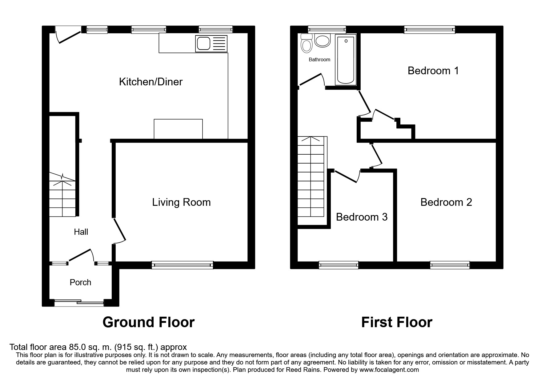 3 bed terraced house for sale in Vicarage Lane, Shevington, Wigan