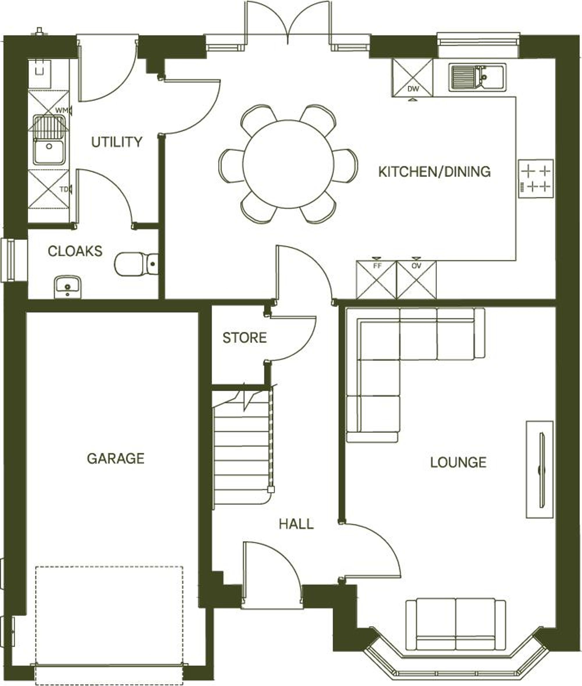 Plot 96 Wentworth Llys Y Coed, Wrexham floorplan