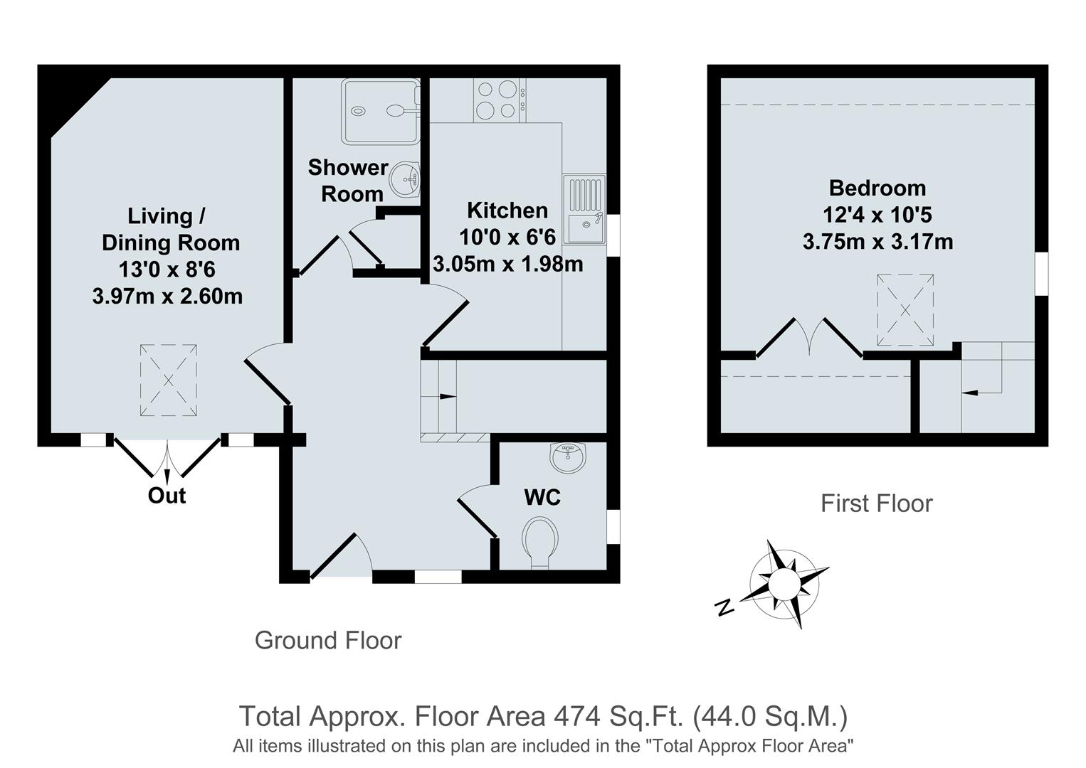 Garden Cottage, 70a, Church Street, Kidlington floorplan