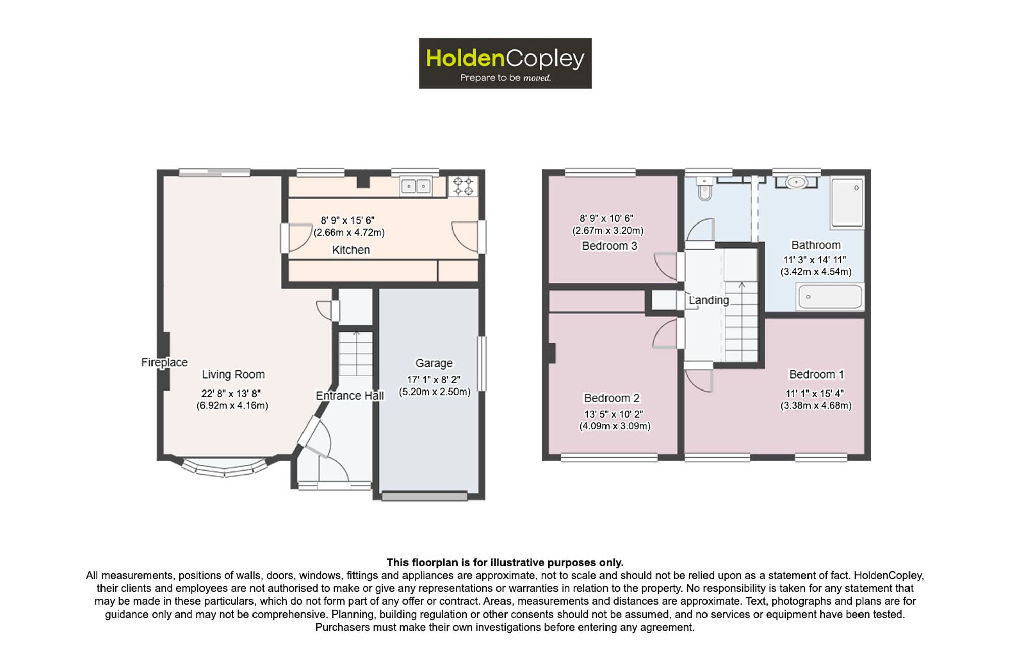 1 Angela Close, Nottingham floorplan