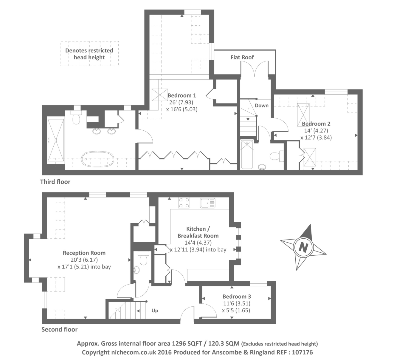 3 Bedrooms Flat to rent in Netherhall Gardens, Hampstead NW3,