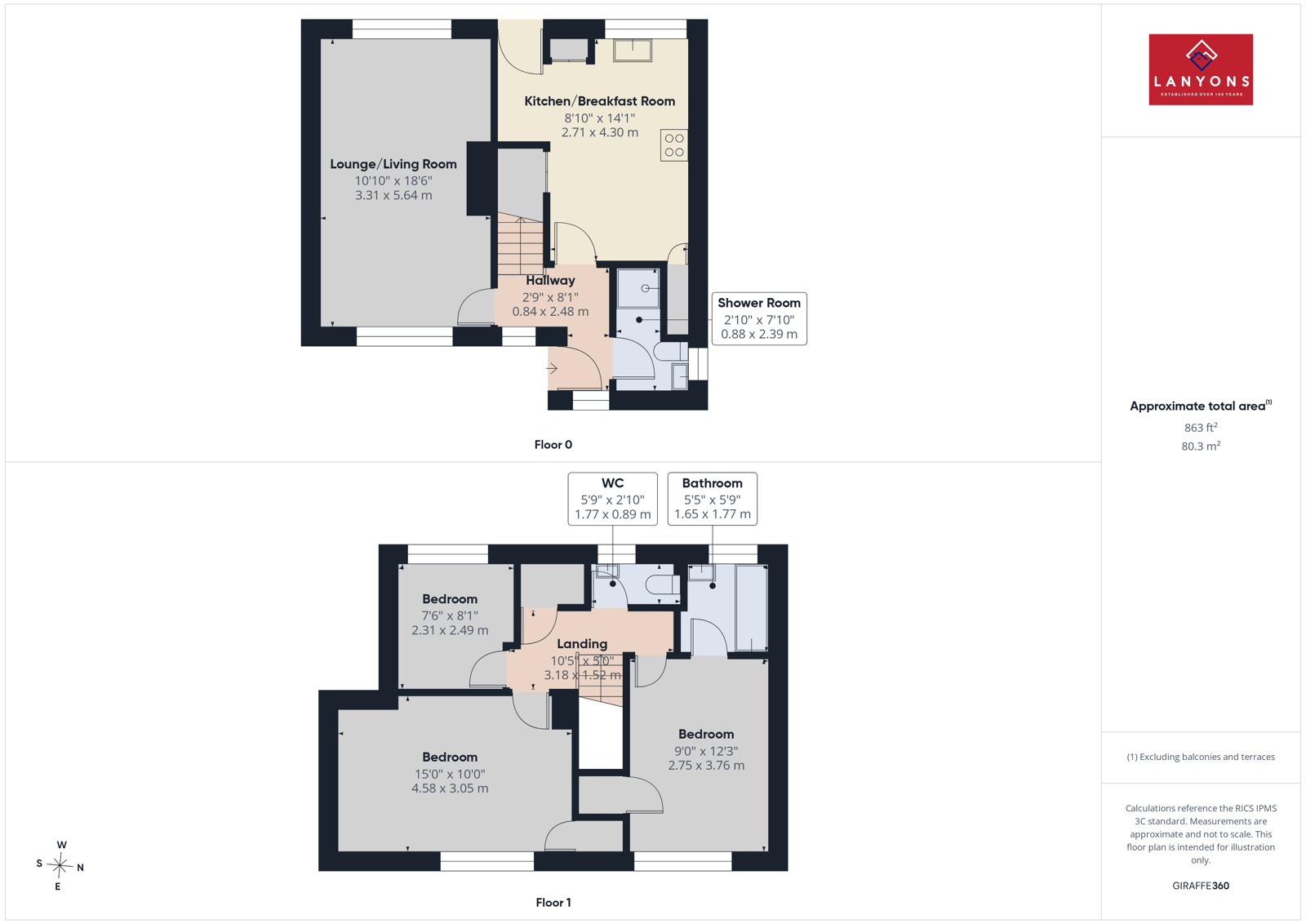 50, Bryn-Henllan, Treorchy floorplan