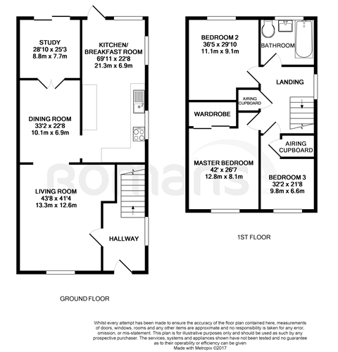 11, Yew Tree Close, Hampshire floorplan