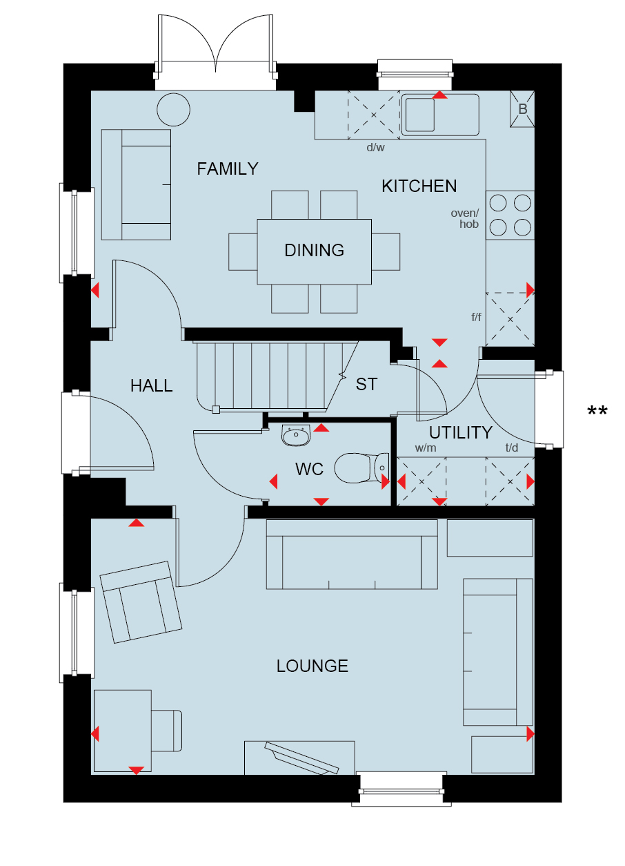H8424129, New Lane, Huntington, York floorplan