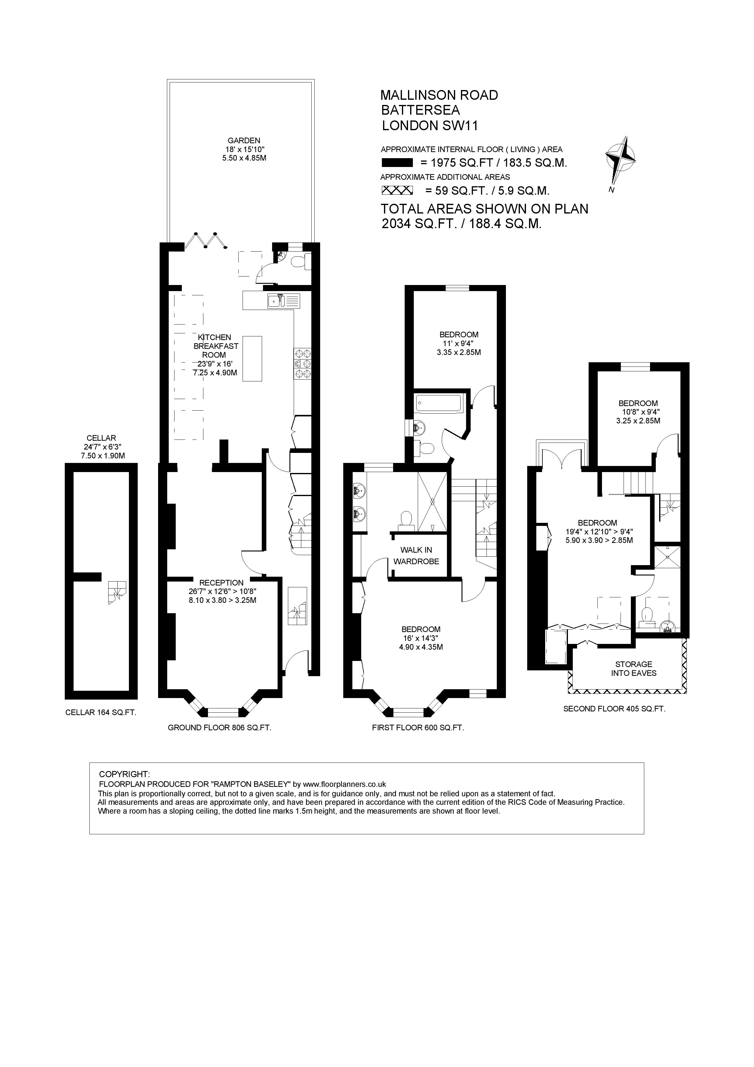 138, Mallinson Road, London floorplan