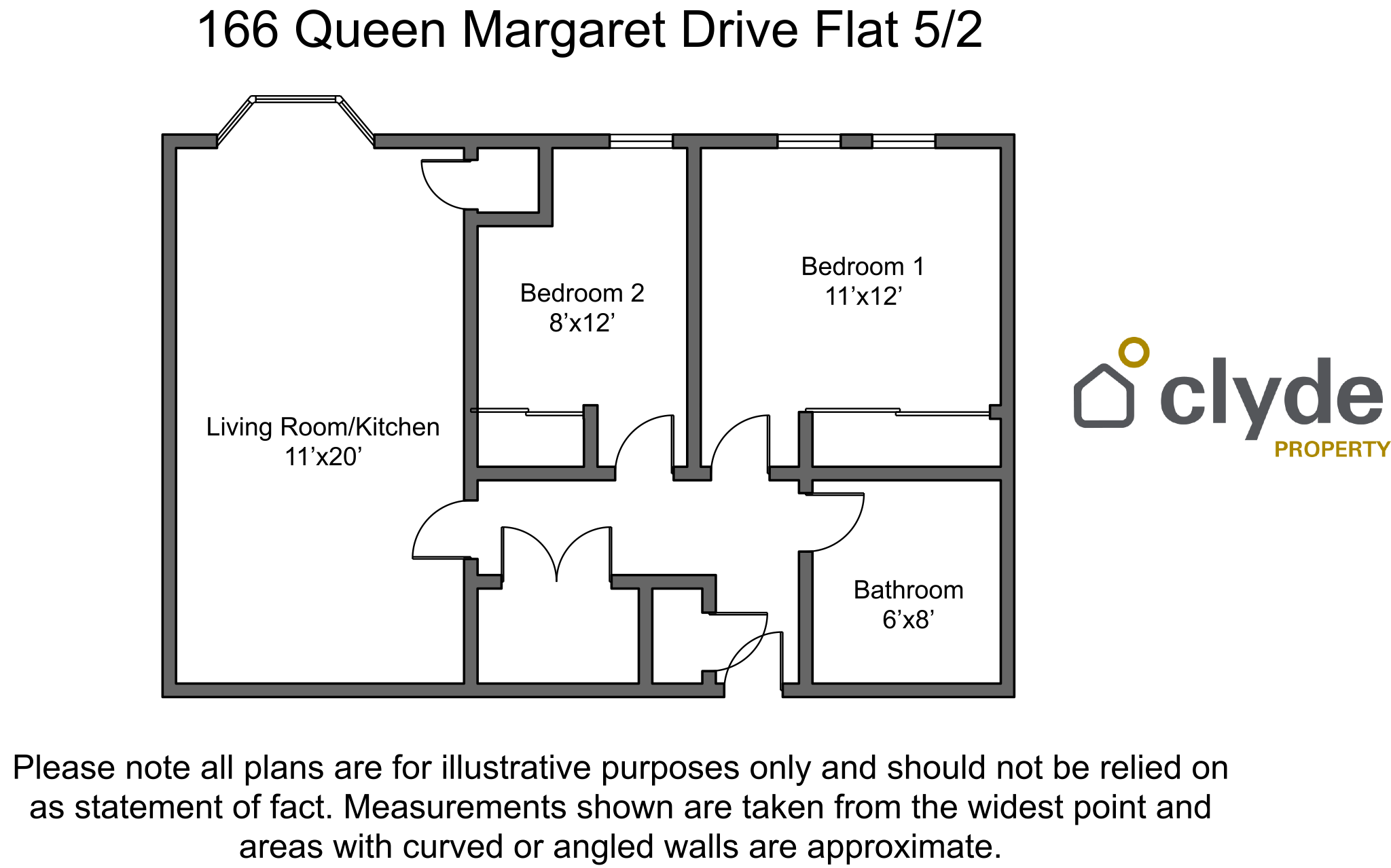Queen Margaret Drive, Glasgow floorplan