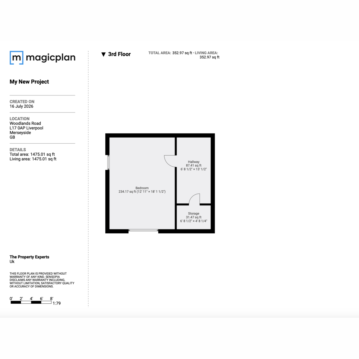50, Woodlands Road, Liverpool floorplan