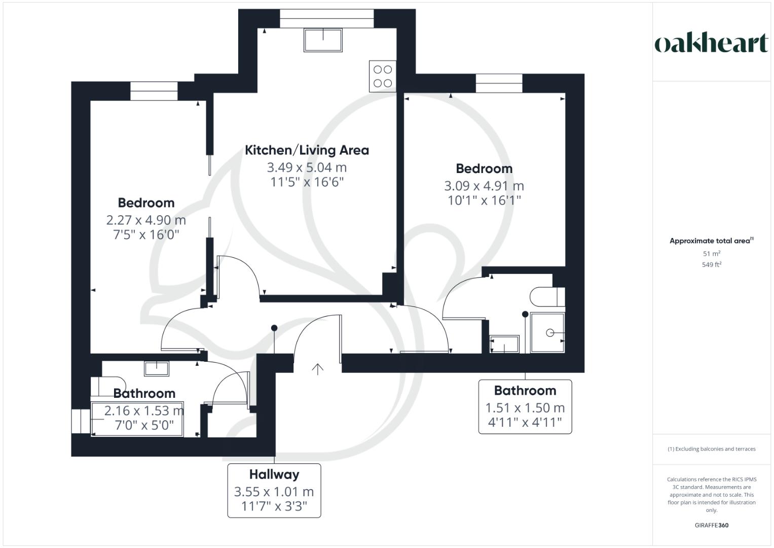 1c, Alexandra Road, Colchester floorplan