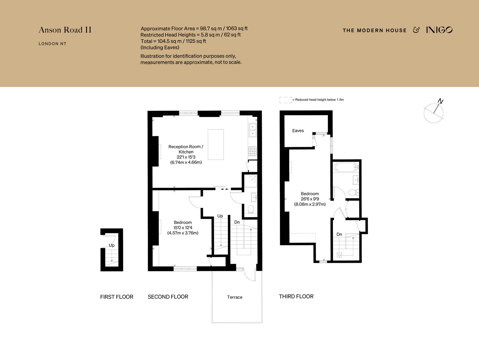 Anson Road, London floorplan