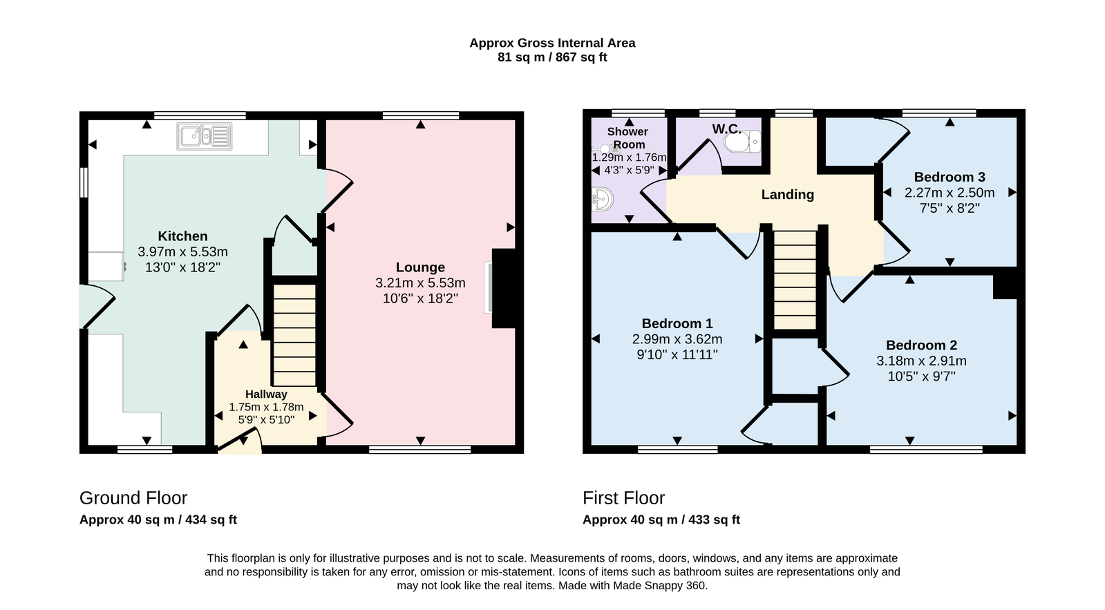19, Greengarth, Workington floorplan