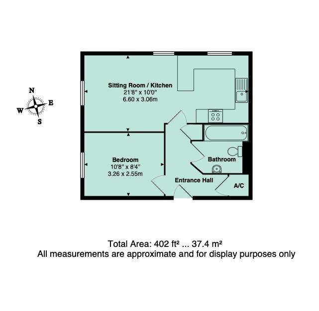 Park View, Castle Street, Wellingborough NN8, 1 bedroom flat for sale