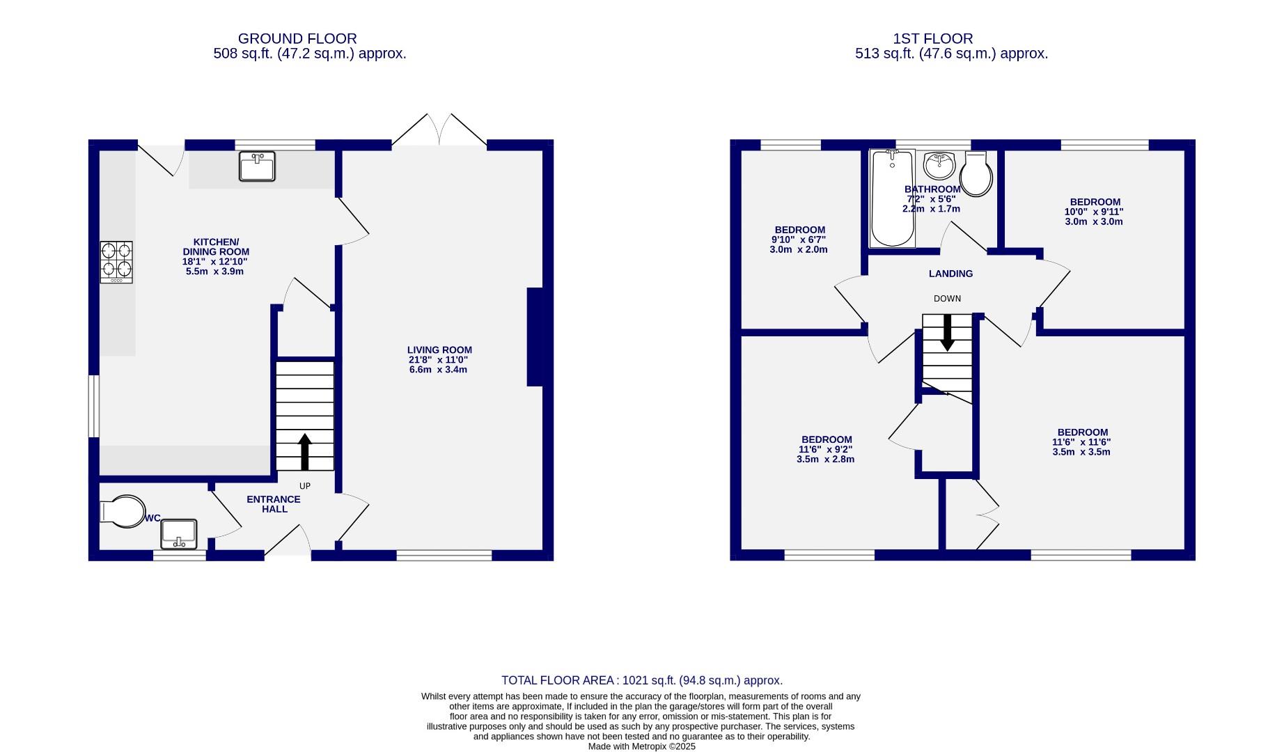 28, Beckside, York floorplan