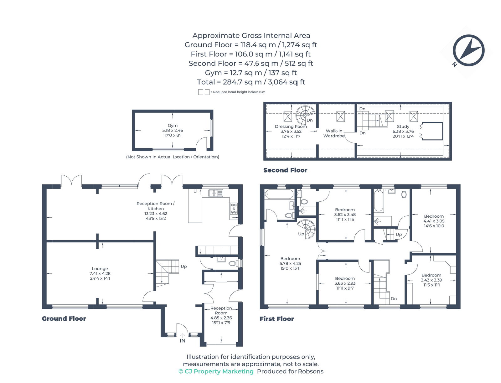 10, Blenheim Close, Watford floorplan