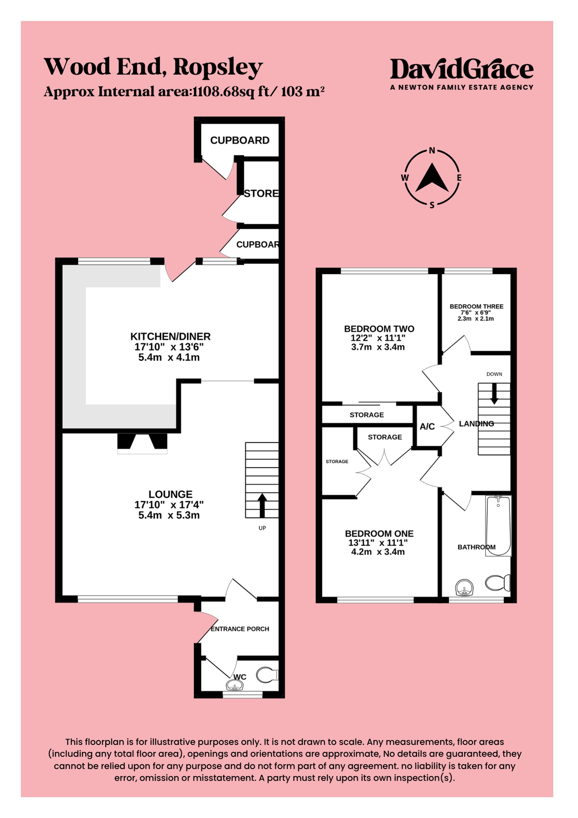 22 Wood End, Grantham floorplan