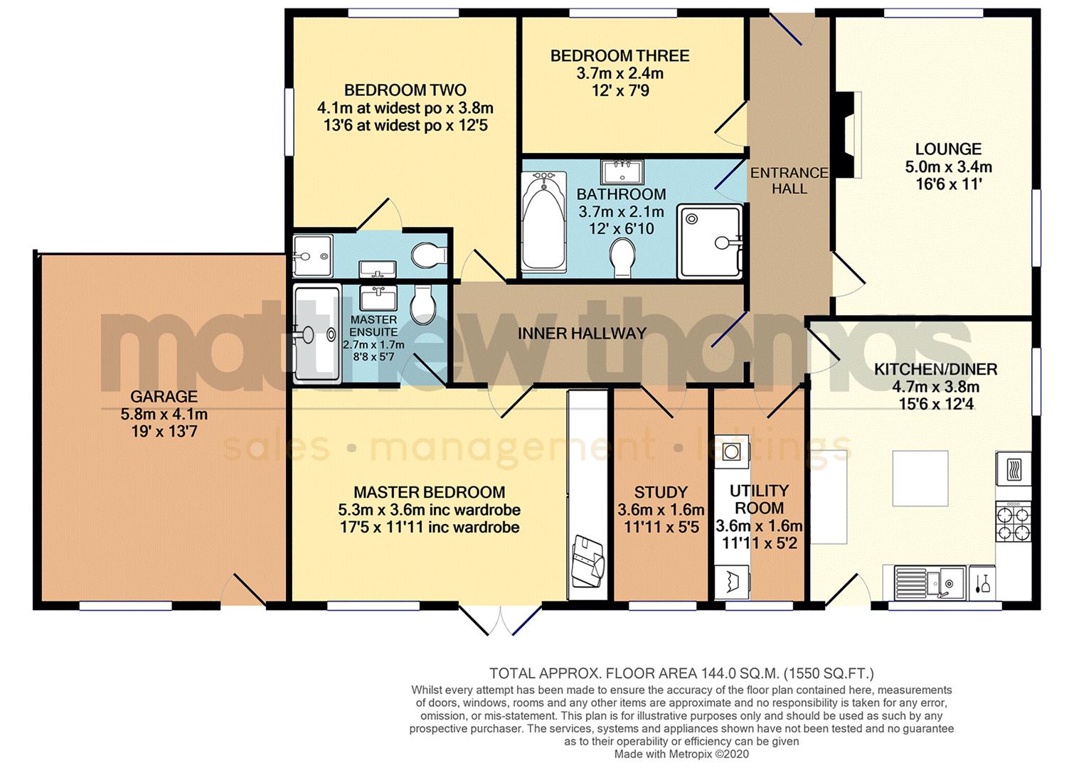 The Old Toll House, Main Road, Morley floorplan