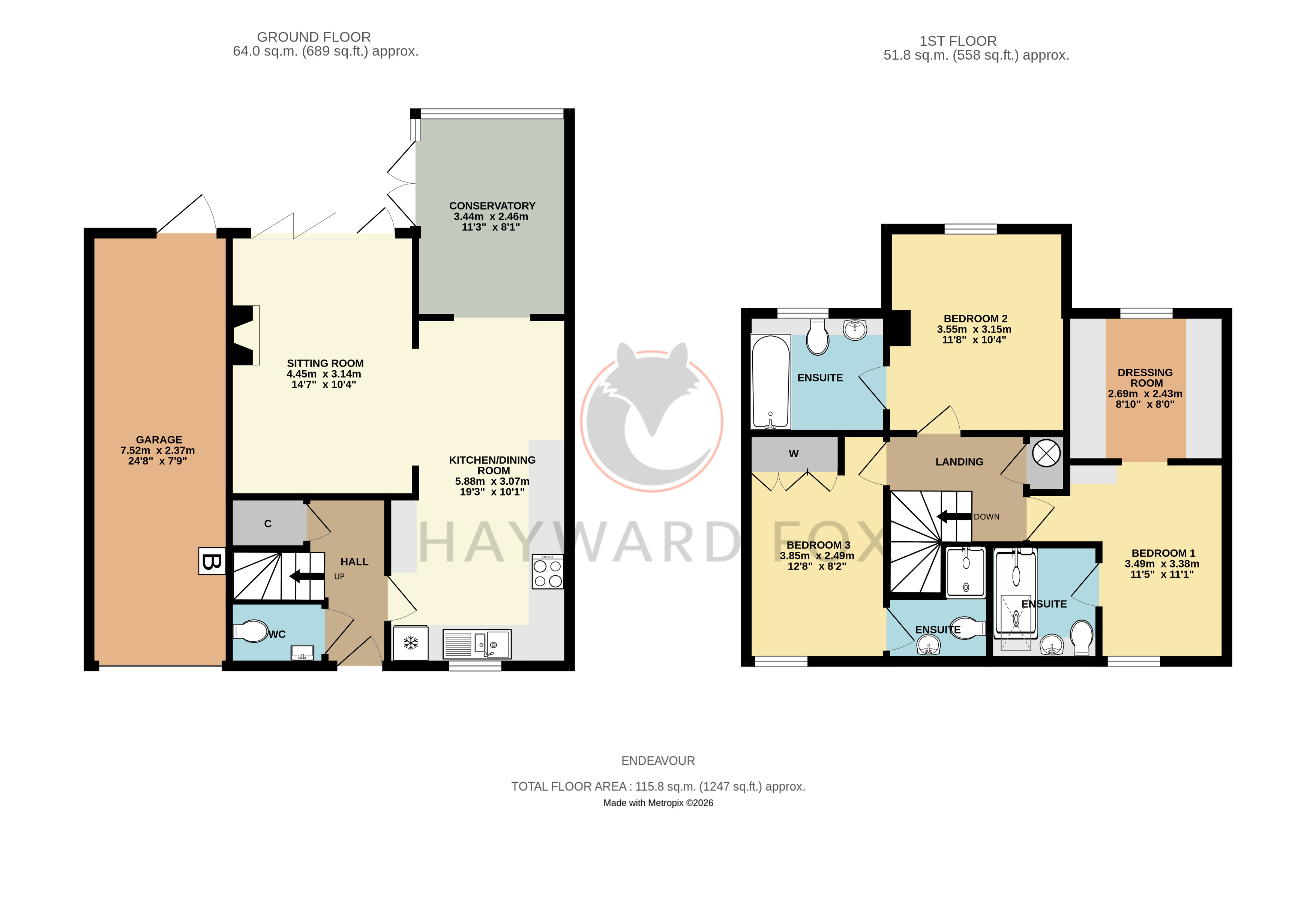 Endeavour,, Grove Road, Lymington floorplan