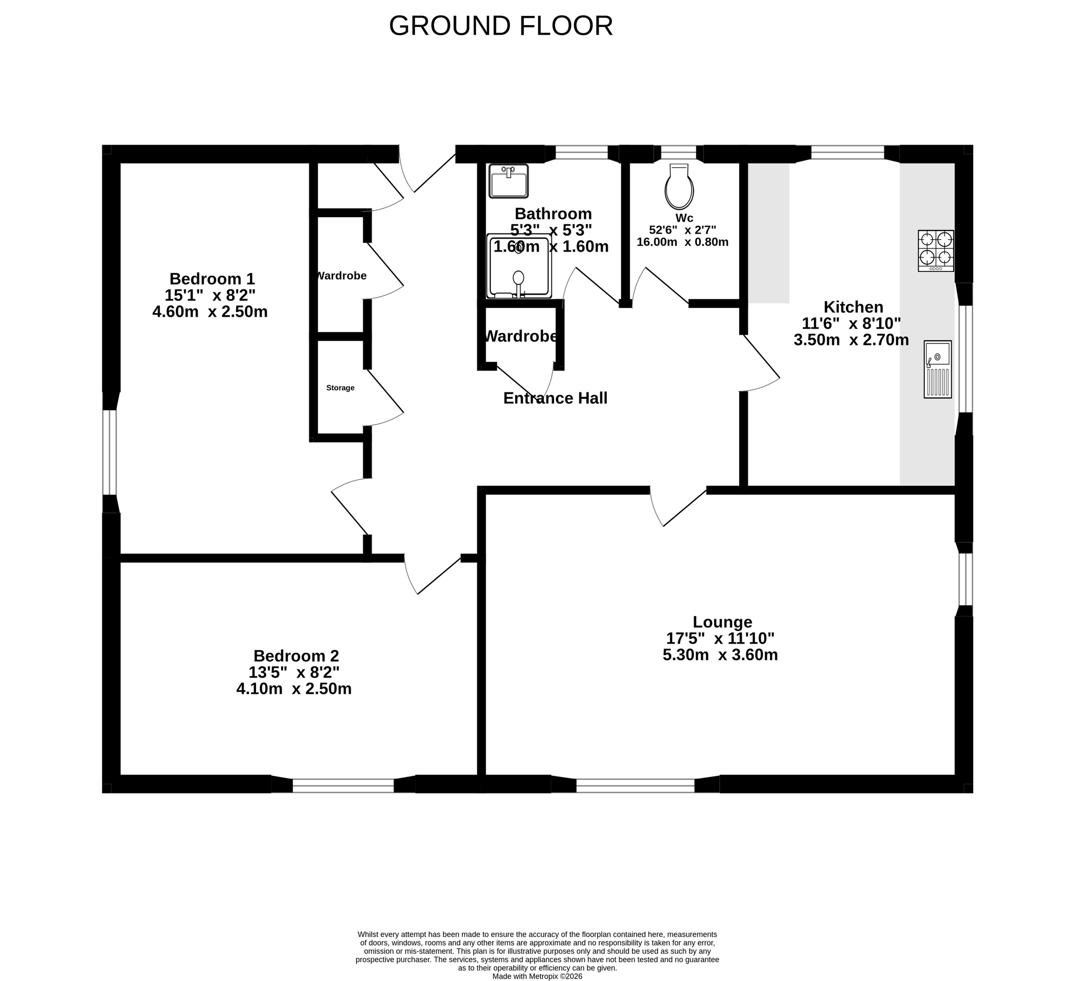 13 Walker Court, Bristol floorplan