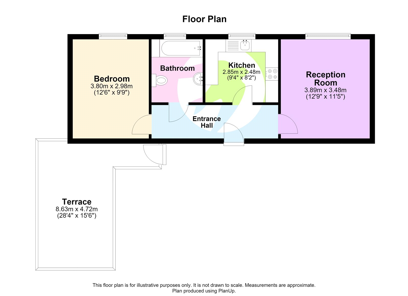 Flat 11, Sark House, 12, Clipper Way, London floorplan