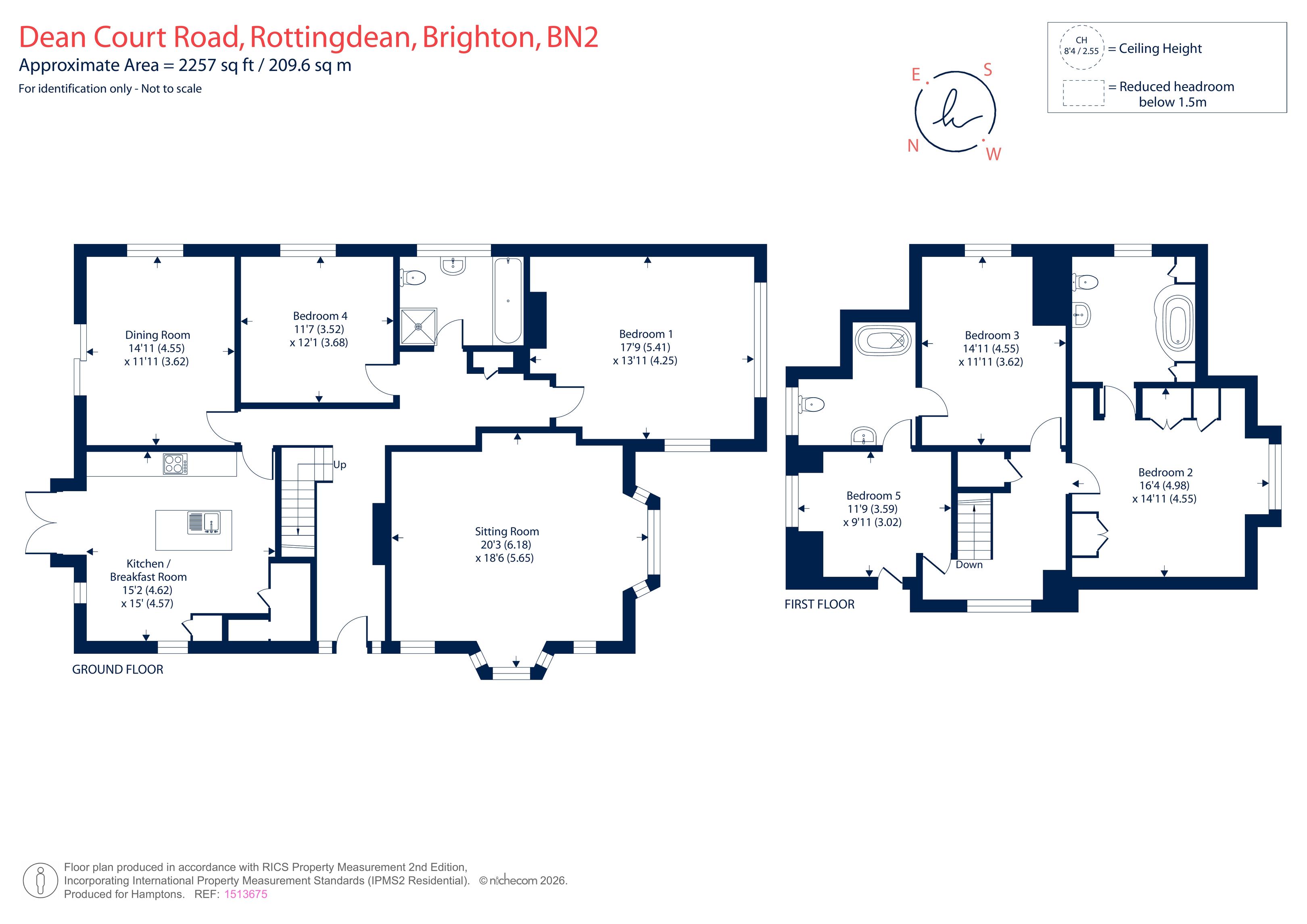 75, Dean Court Road, Brighton floorplan