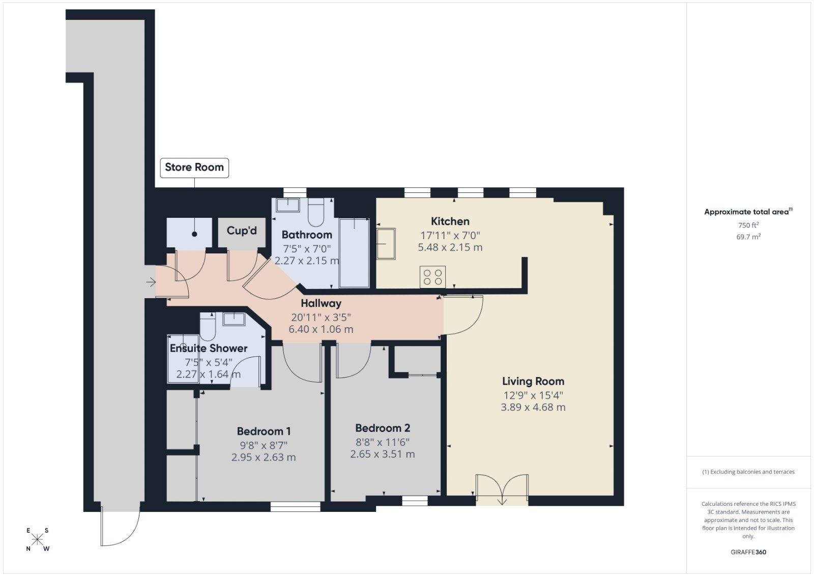 79 Gilbert Scott Court,, Whielden Street, Buckinghamshire floorplan