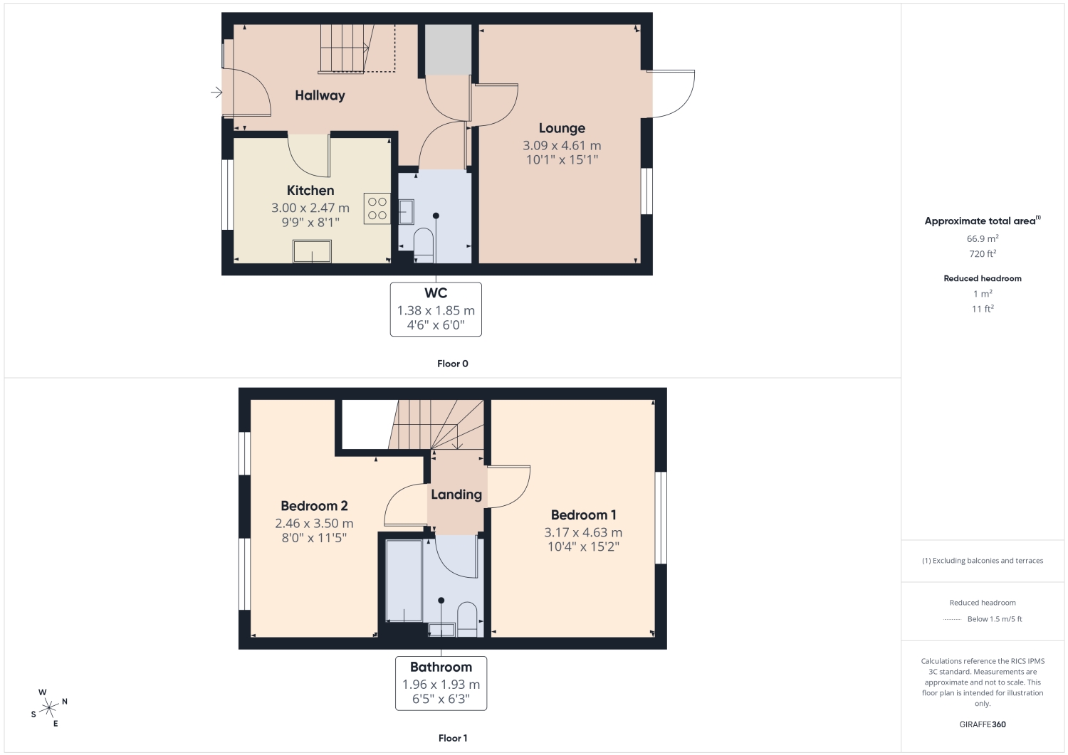 62, Vickers Way, Cambridge floorplan