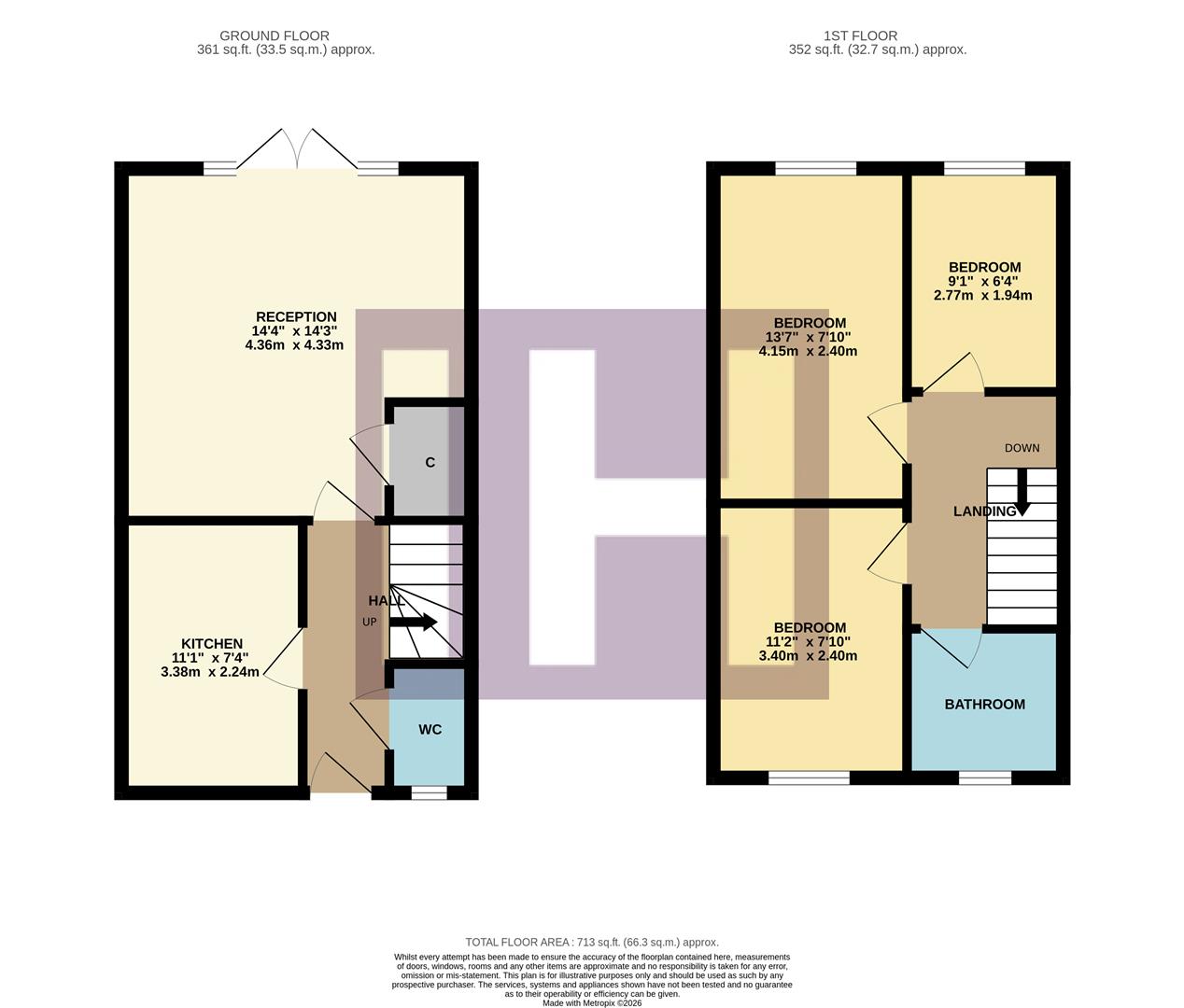 Highcliff Close, Middlesbrough floorplan