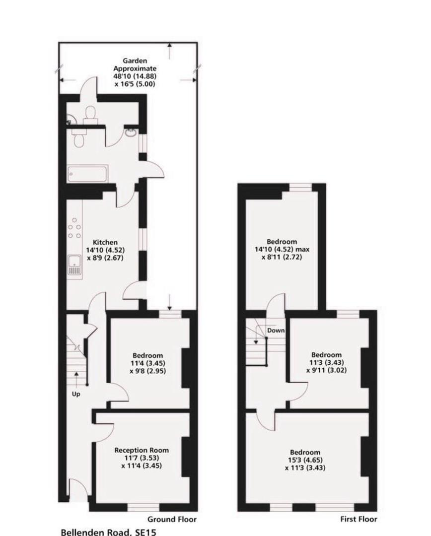 128, Bellenden Road, London floorplan