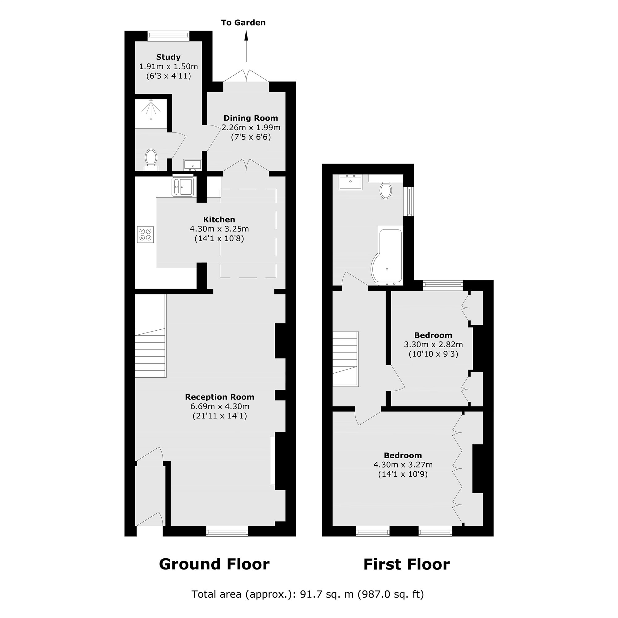 10, Roupell Street, London floorplan