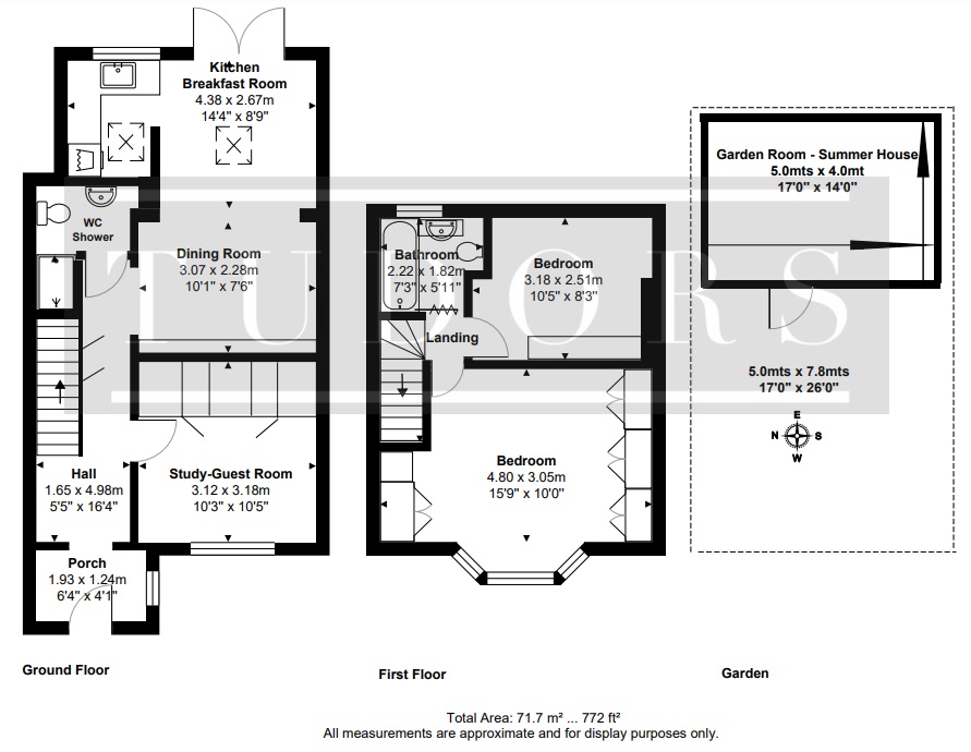 Berkeley Drive, West Molesey KT8, 2 bedroom terraced house for sale
