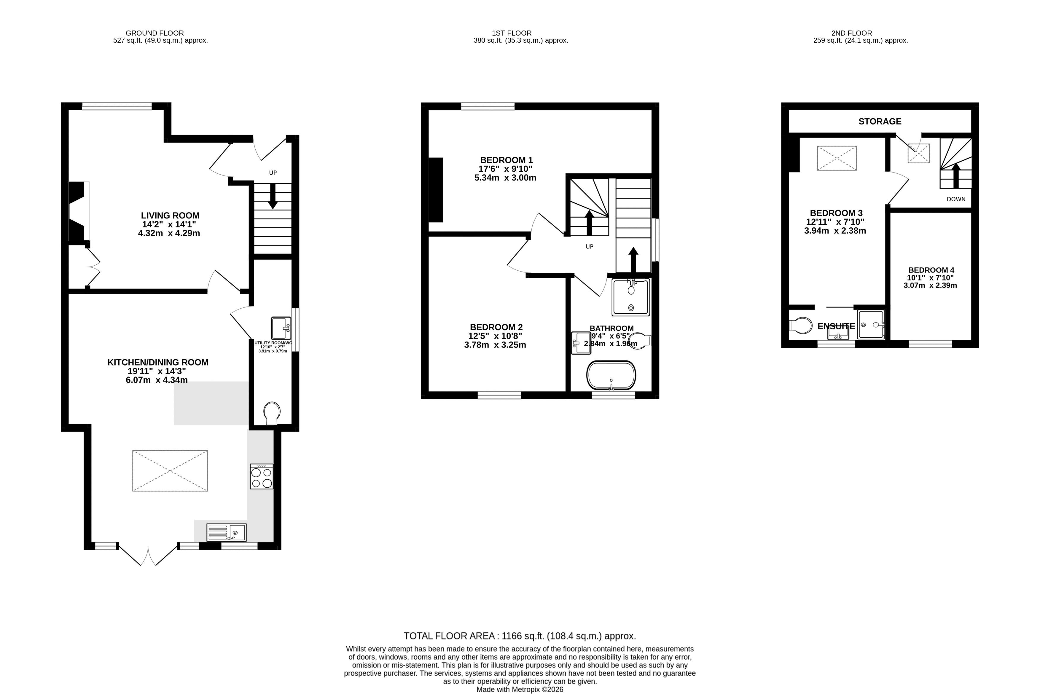 9, Poplar Street, York floorplan