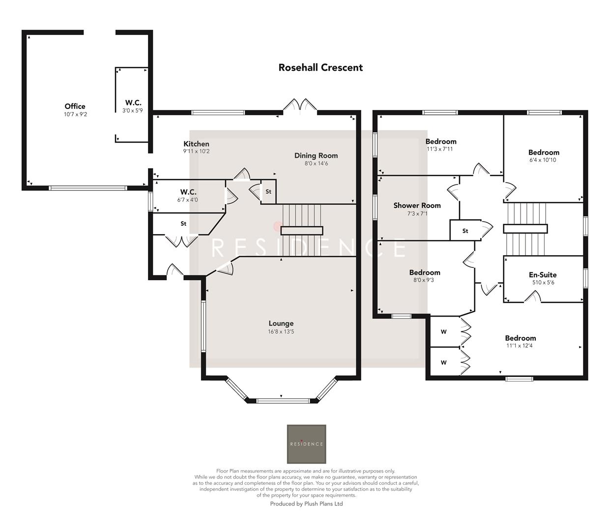 6, Rosehall Crescent, Glasgow floorplan