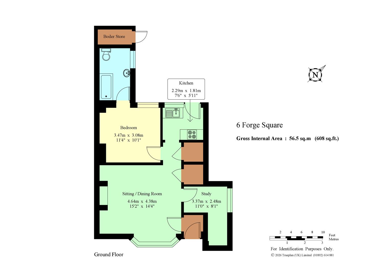 6 Forge Square, The Green, Leigh Tonbridge floorplan