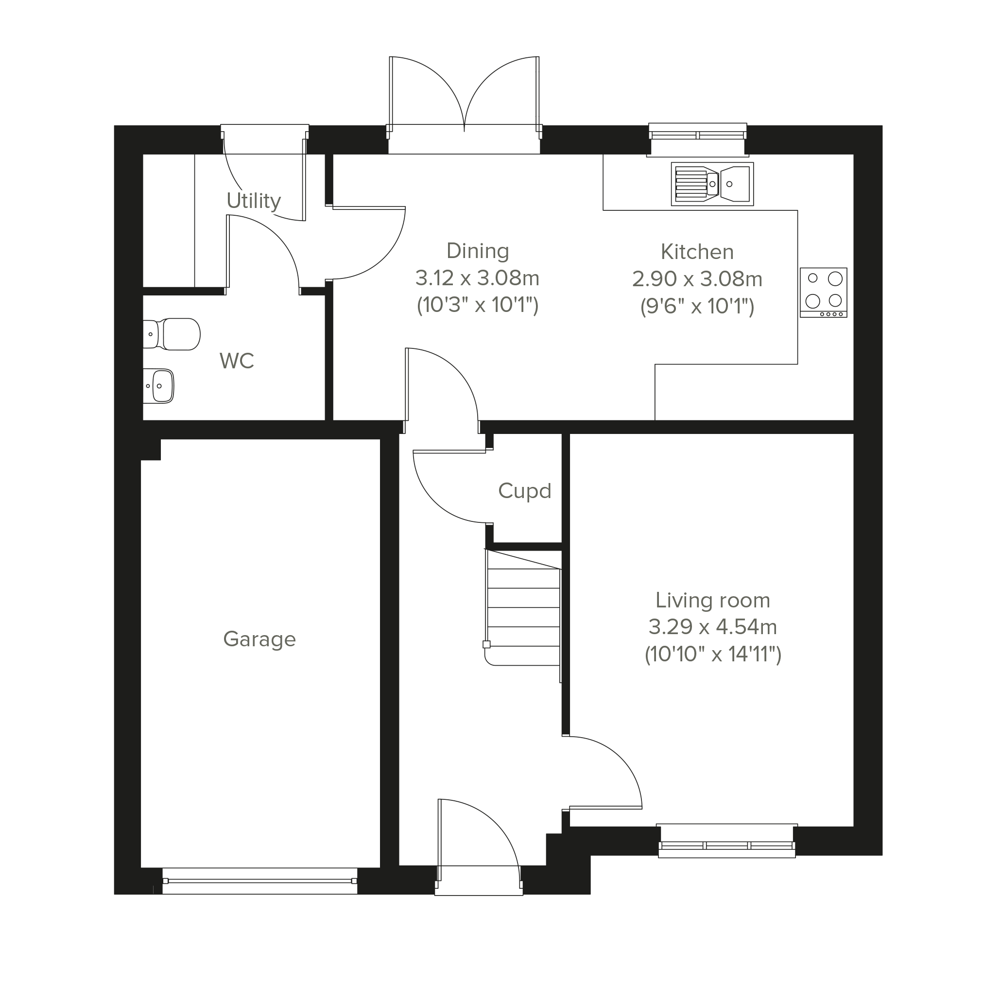 234, Sapphire Drive, Poulton-Le-Fylde floorplan