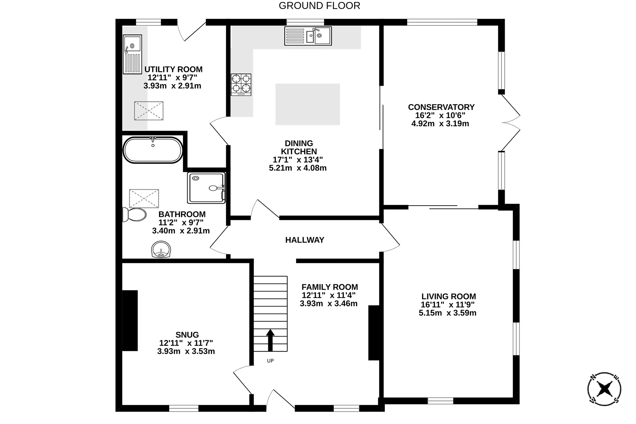 Glenedge, Glen Road, Laxey floorplan