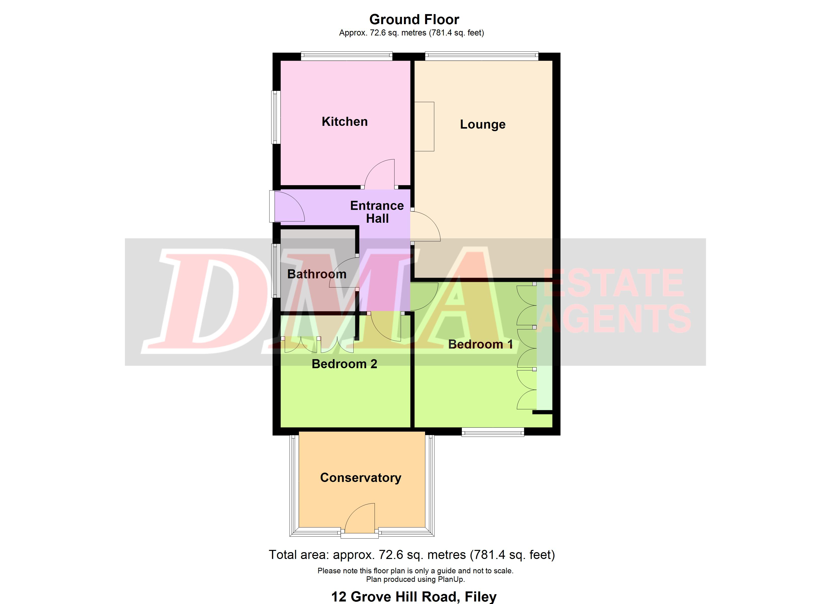 12, Grovehill Road, Filey floorplan