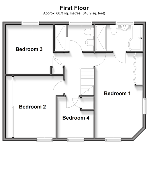 Anvil Close Southwater, Horsham floorplan