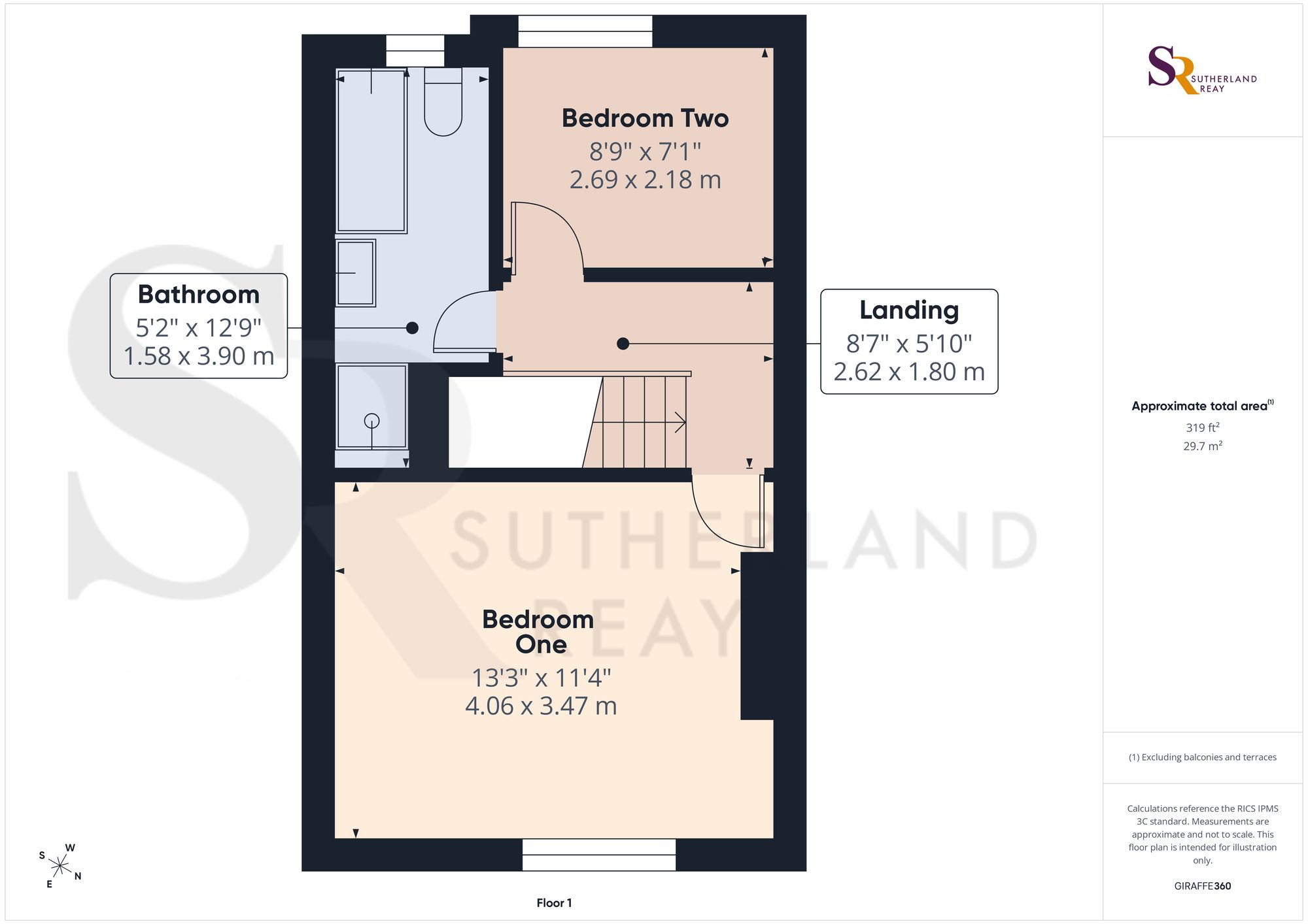 1 Arden Street, High Peak floorplan