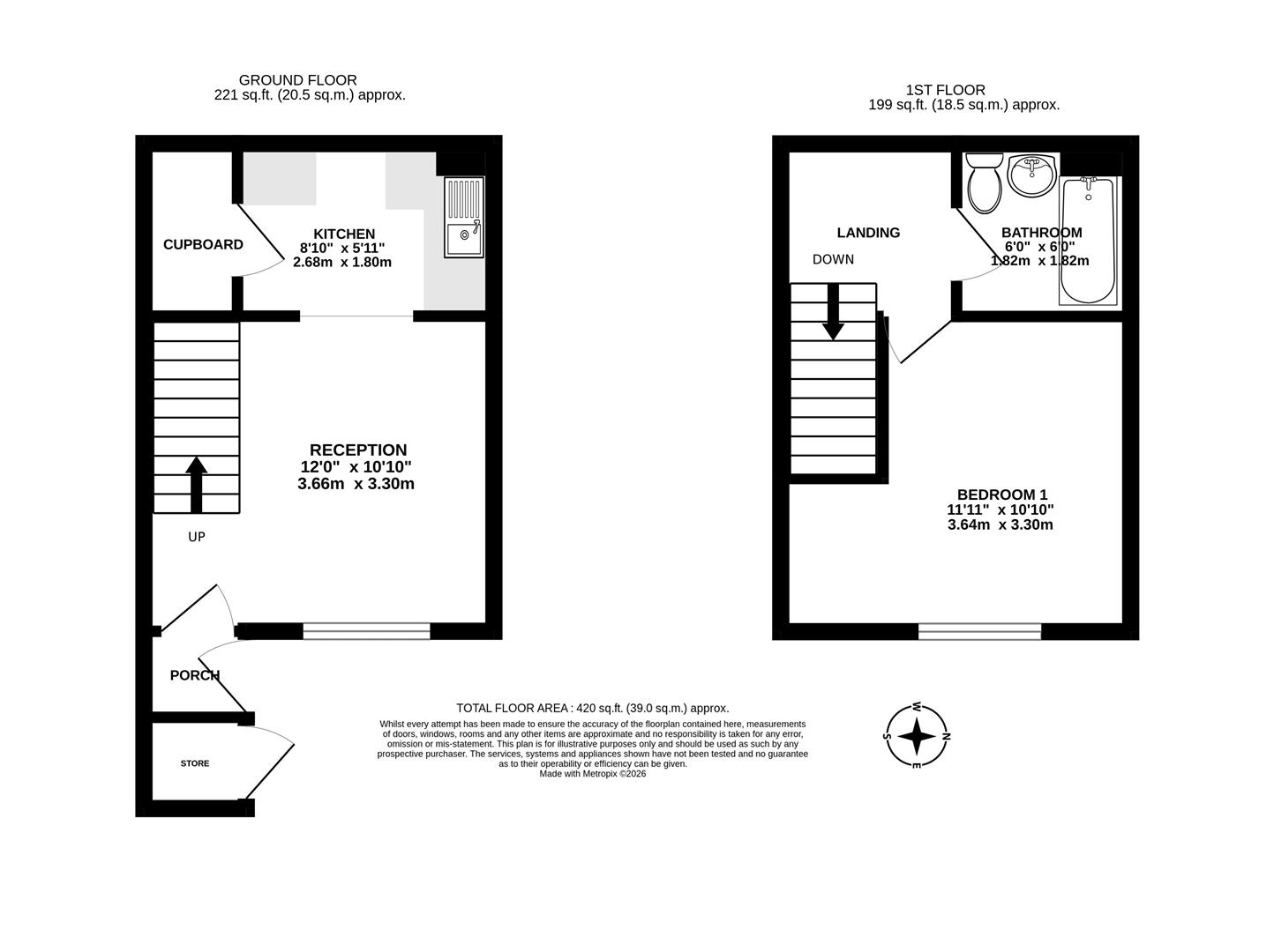 Cromwell Road, Dorchester floorplan